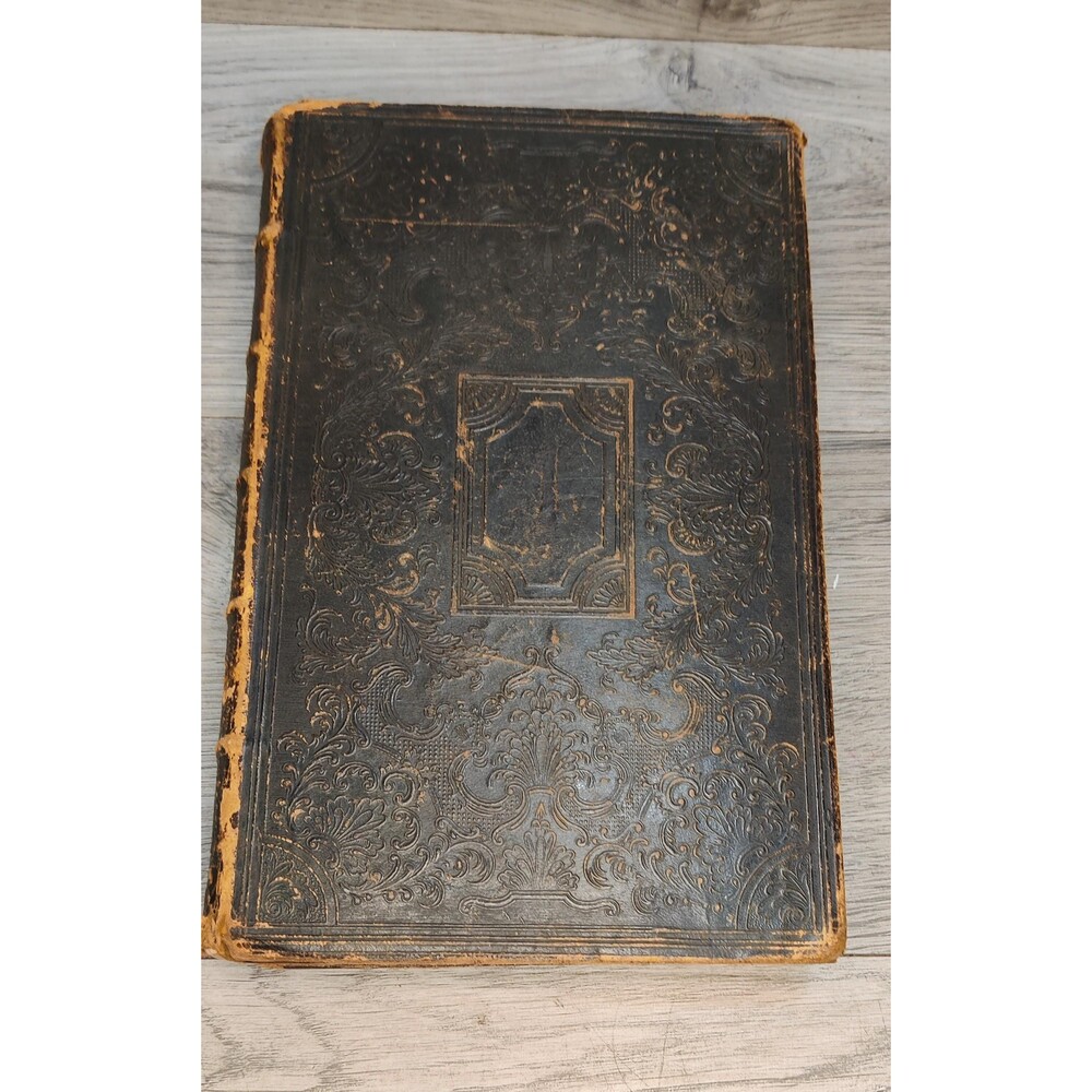 Antique 1857 New Testament and Psalms American Bible Society Pre-Civil War